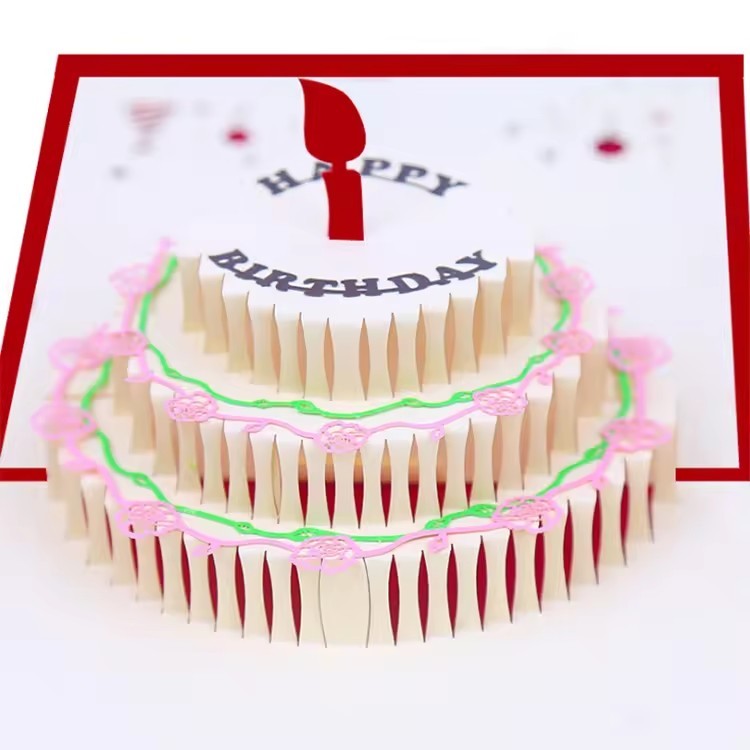 3D Wholesale Luxury Birthday Greeting Cards