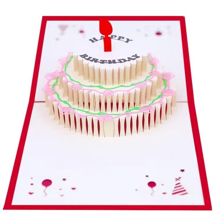 3D Wholesale Luxury Birthday Greeting Cards