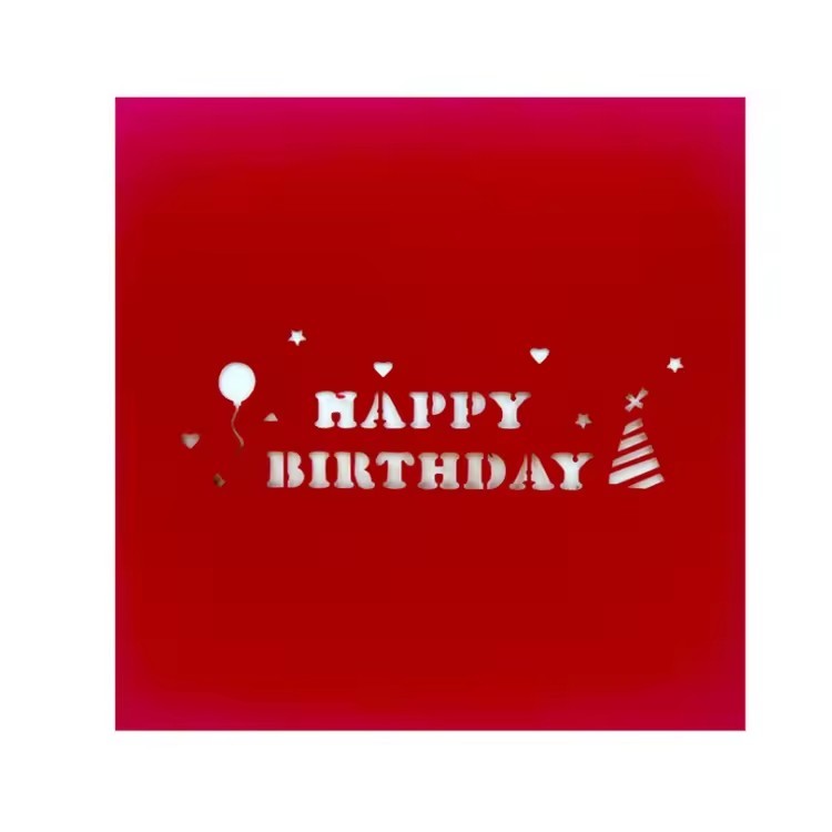 3D Wholesale Luxury Birthday Greeting Cards