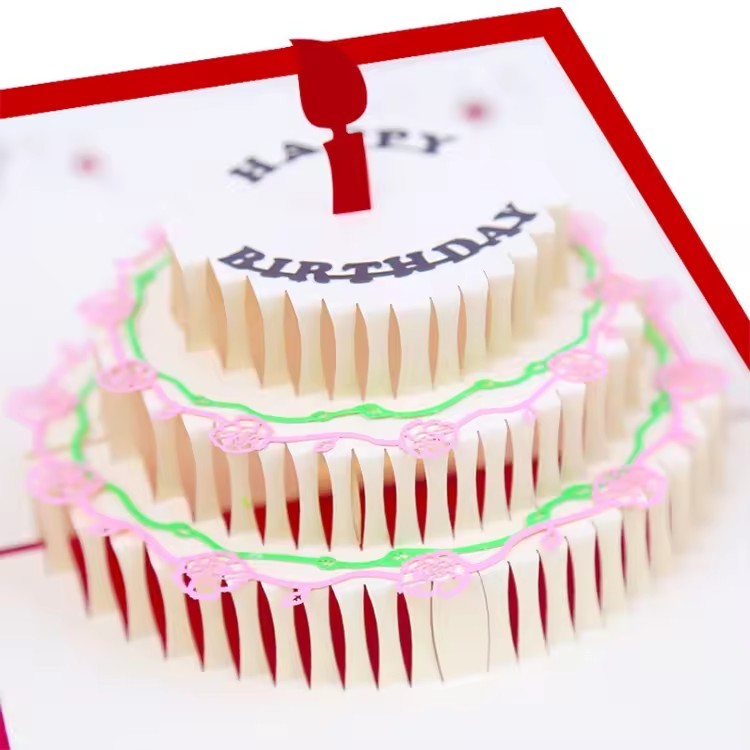 3D Wholesale Luxury Birthday Greeting Cards