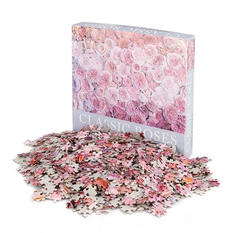 Eco Friendly Paper Puzzles 500 1000 Pieces Jigsaw Puzzle For Adult