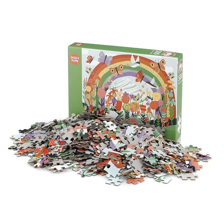 Eco Friendly Paper Puzzles 500 1000 Pieces Jigsaw Puzzle For Adult