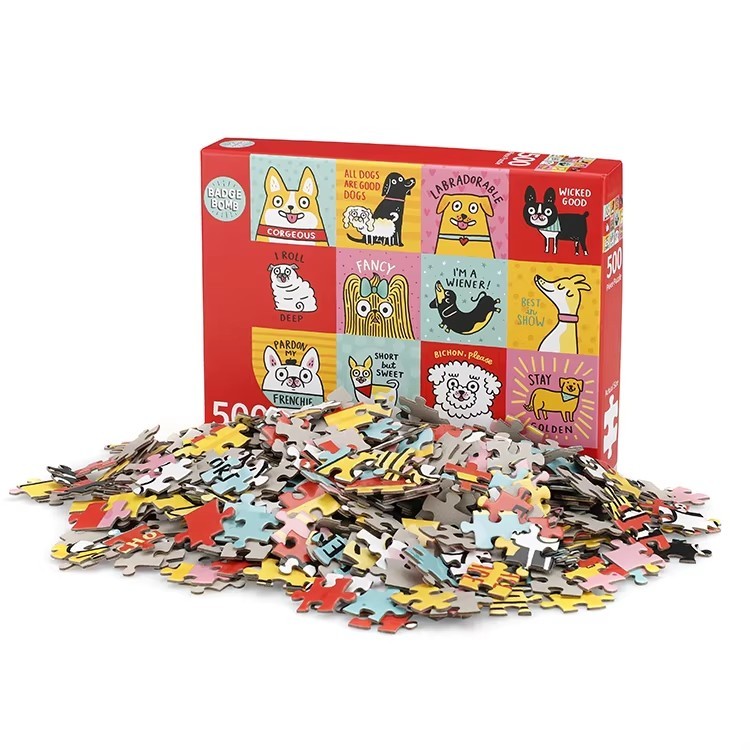 Eco Friendly Paper Puzzles 500 1000 Pieces Jigsaw Puzzle For Adult