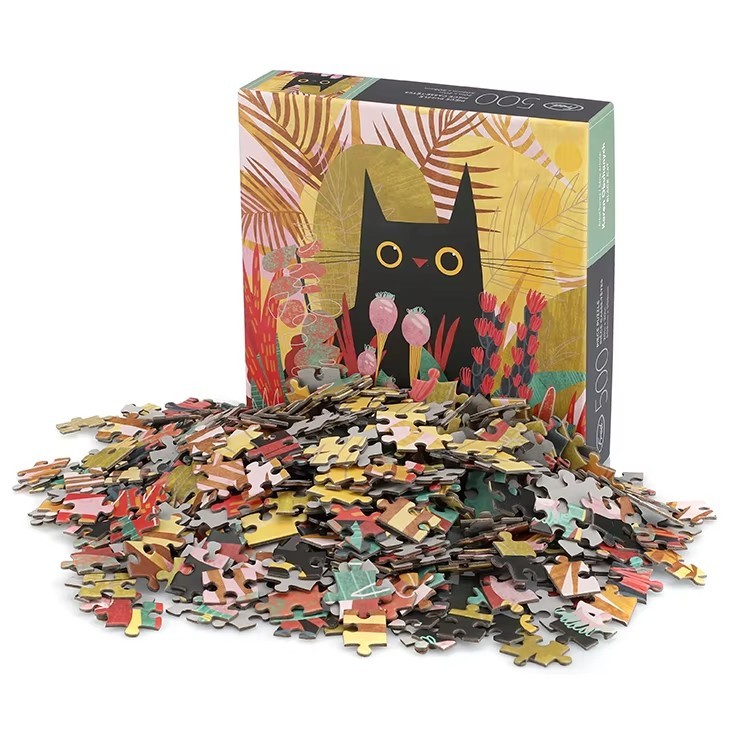 Eco Friendly Paper Puzzles 500 1000 Pieces Jigsaw Puzzle For Adult