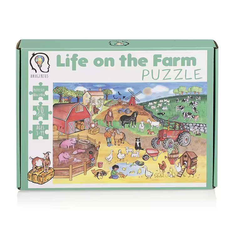 Children 12 24 36 48 96 100 Pieces Jigsaw Kids Printable Personalized Puzzle