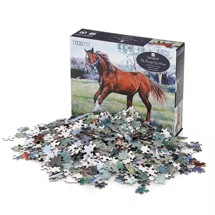 Packaging Box Cardboard 1000 Pieces Animal Puzzle Toys For Jigsaw Puzzle Adult