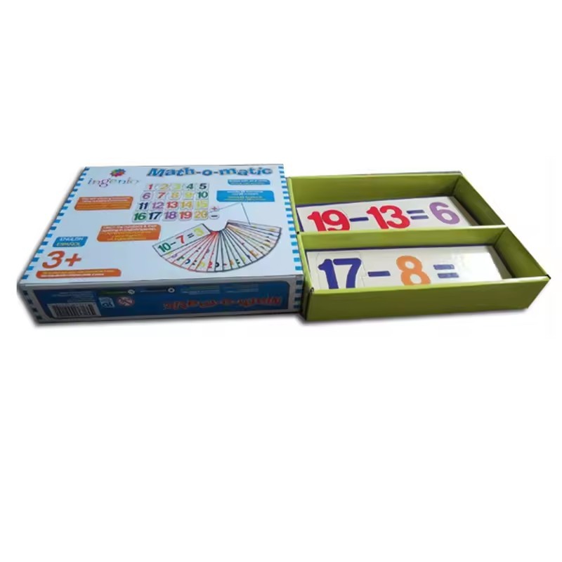 paper match number learning educational math teaching puzzles games for children