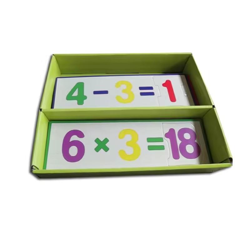 paper match number learning educational math teaching puzzles games for children