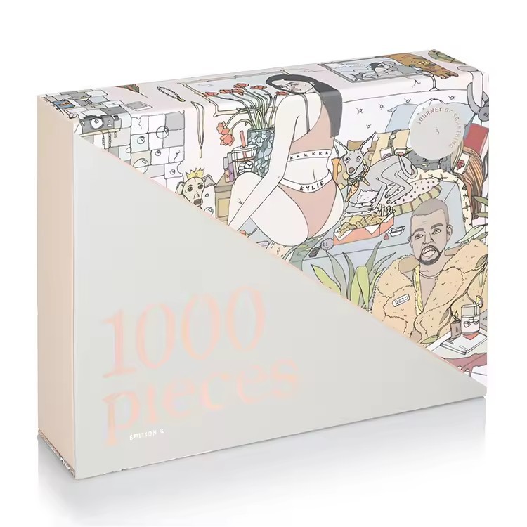 Custom Luxury Packaging 1000 Pieces Jigsaw Puzzle Gift For Adult