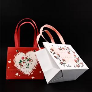 Custom Shopping Gift Paper Bag With Packaging shopping jewelry Paper Bag with Fashion Handle paper bag