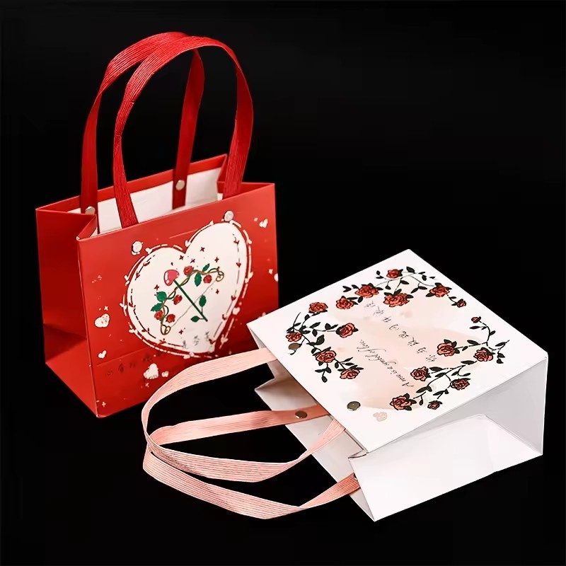 Custom Shopping Gift Paper Bag With Packaging shopping jewelry Paper Bag with Fashion Handle paper bag