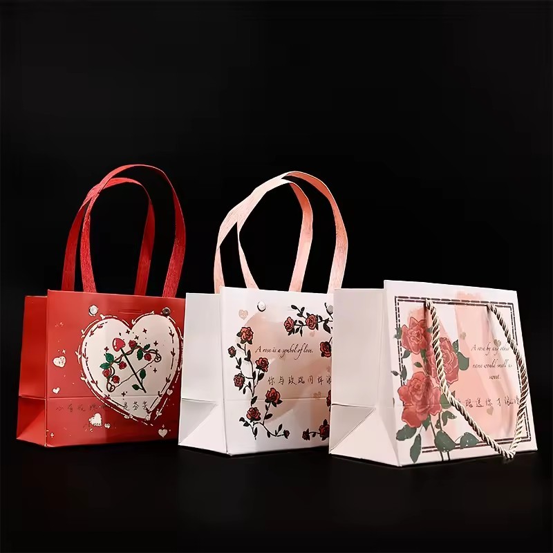 Custom Shopping Gift Paper Bag With Packaging shopping jewelry Paper Bag with Fashion Handle paper bag