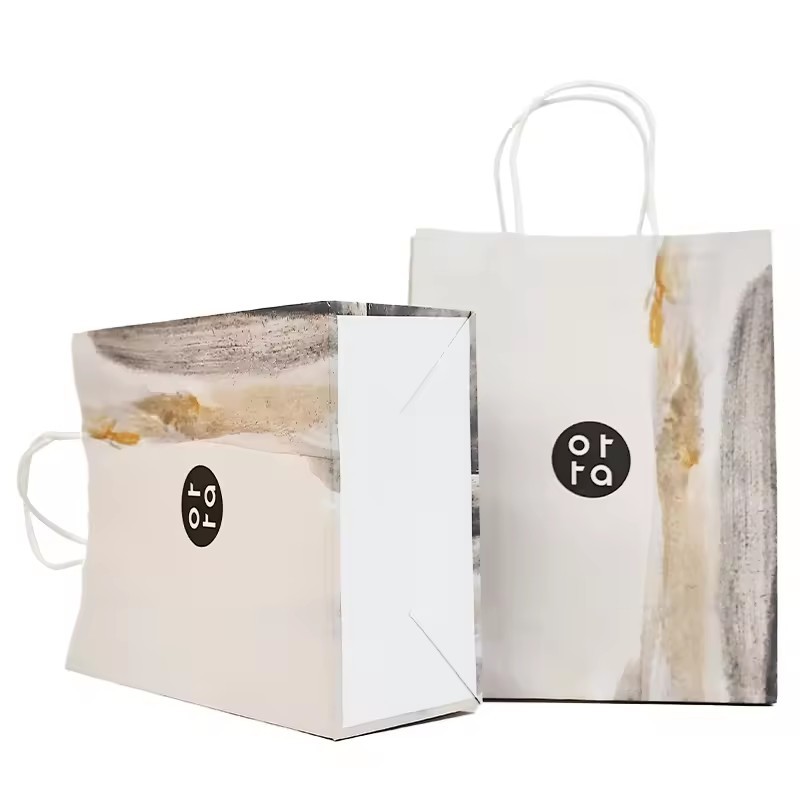 Kraft Paper Shopping Bags Recycled Materials paper bags with your own logo