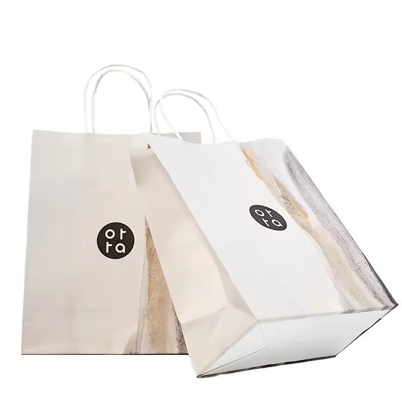 Kraft Paper Shopping Bags Recycled Materials paper bags with your own logo