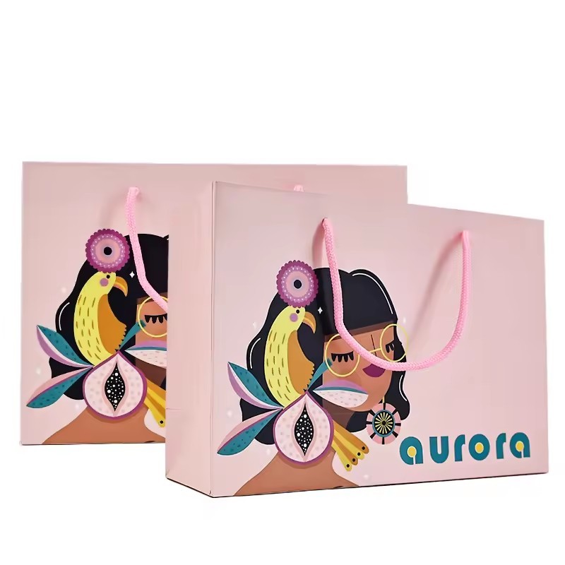 Clothing Packaging Paper Bag Shopping Packaging Paper Bag For Clothes