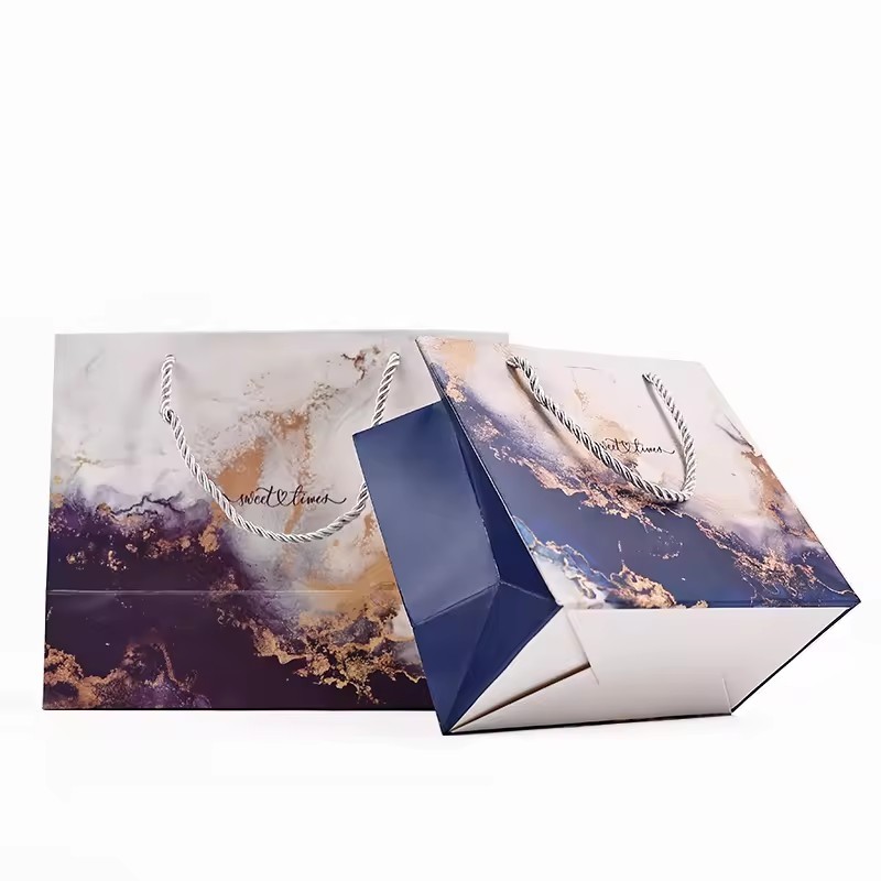 Packing Paper Bags Printed Custom Logo Clothing Shopping Gift Bag - 副本