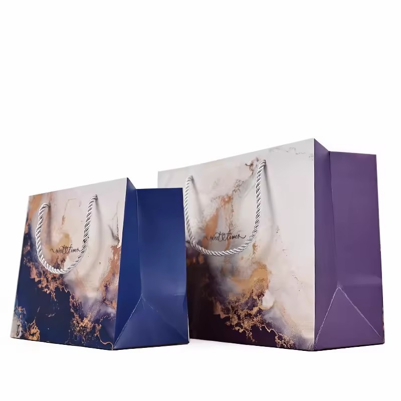 Packing Paper Bags Printed Custom Logo Clothing Shopping Gift Bag - 副本