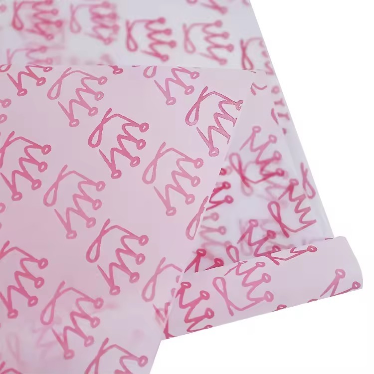 tissue silk wrapping paper with logo for clothes clothing multi colors wrapping paper vintage