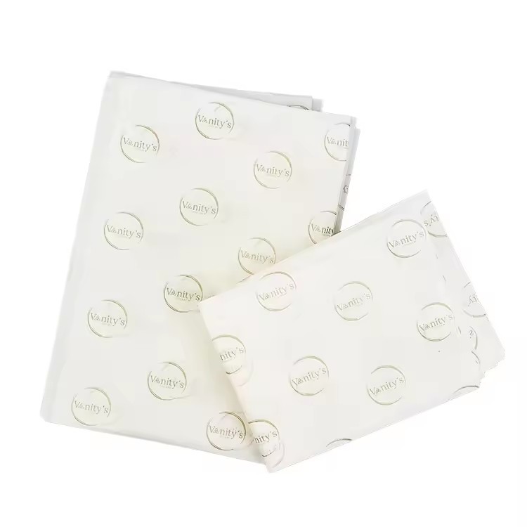 tissue silk wrapping paper with logo for clothes Custom Logo Printing Gift Wrapping Tissue Paper For Packing