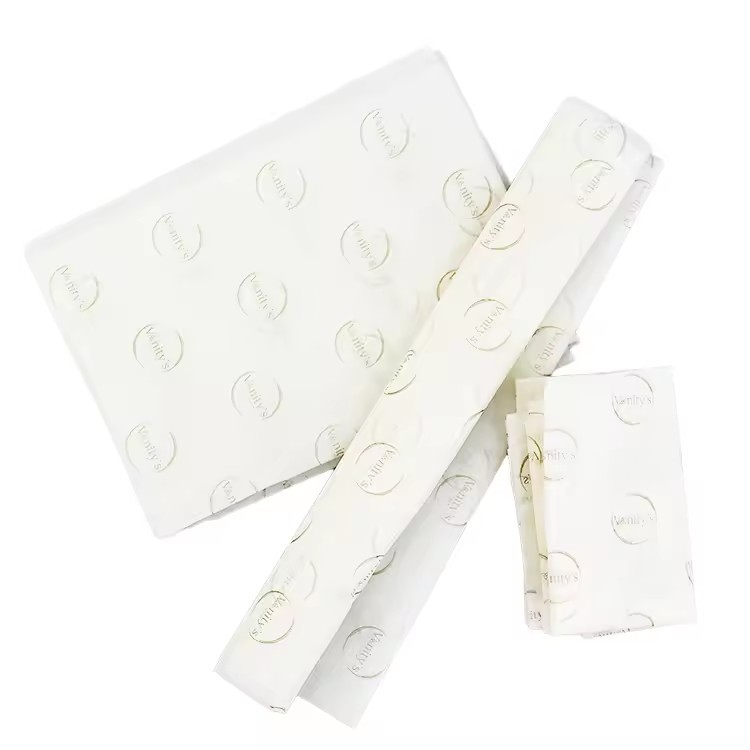 tissue silk wrapping paper with logo for clothes Custom Logo Printing Gift Wrapping Tissue Paper For Packing