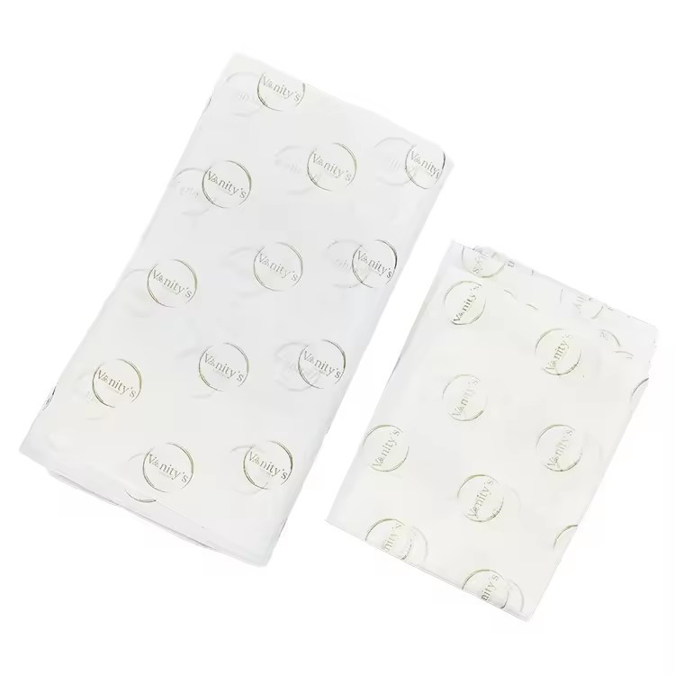 tissue silk wrapping paper with logo for clothes Custom Logo Printing Gift Wrapping Tissue Paper For Packing