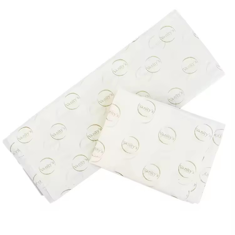 tissue silk wrapping paper with logo for clothes Custom Logo Printing Gift Wrapping Tissue Paper For Packing