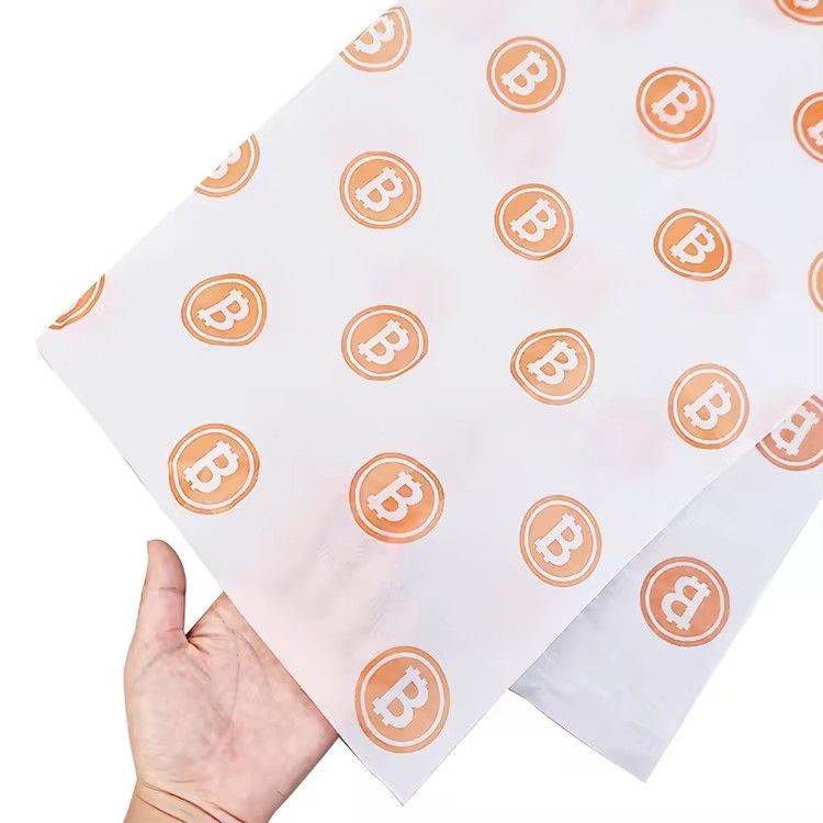 tissue silk wrapping paper with logo for clothes clothing packing paper tissue paper packaging