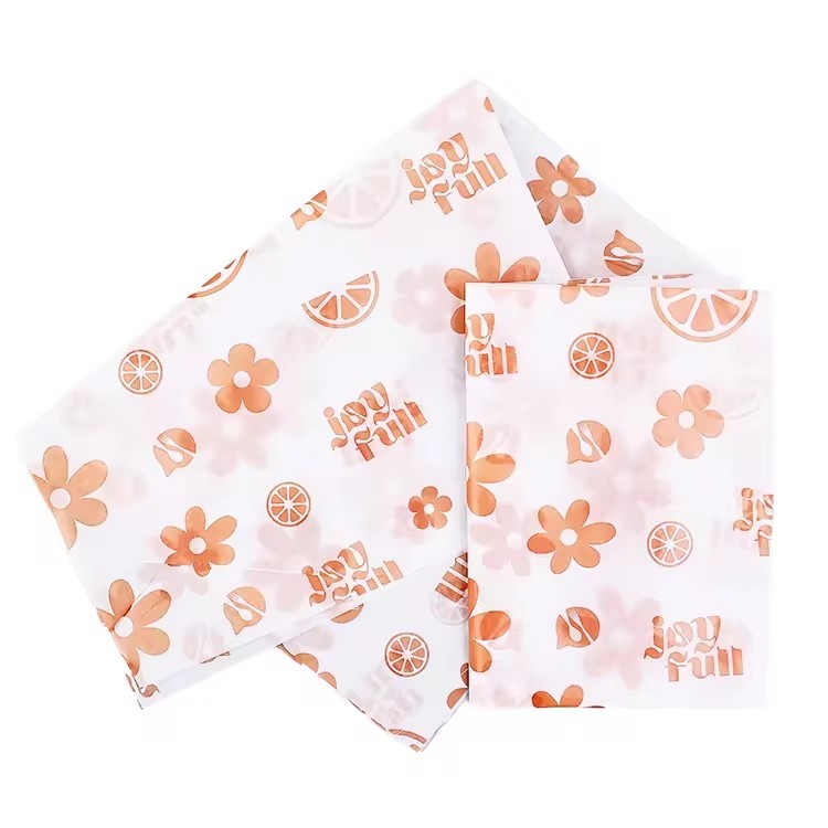 tissue silk wrapping paper with logo for clothes clothing packing paper