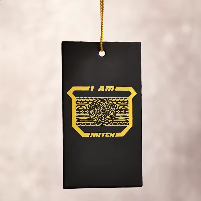 Gold Foil Clothing Hang Tags Paper Swing Tag Clothes Label Special Paper Hang Tags