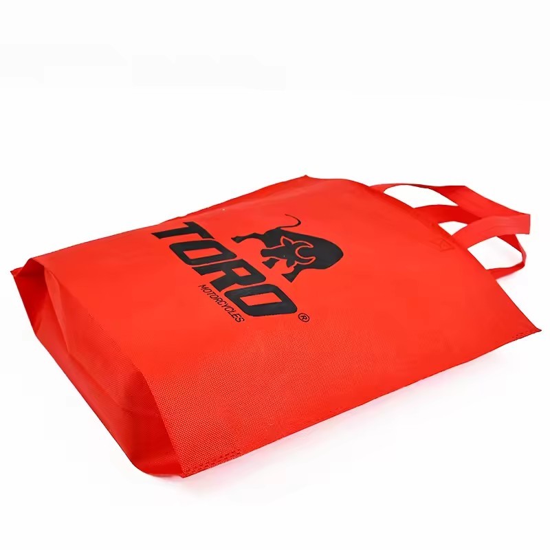 reusable fabric woven bag custom logo printed wholesale china wholesale non woven thermal dispoal bag