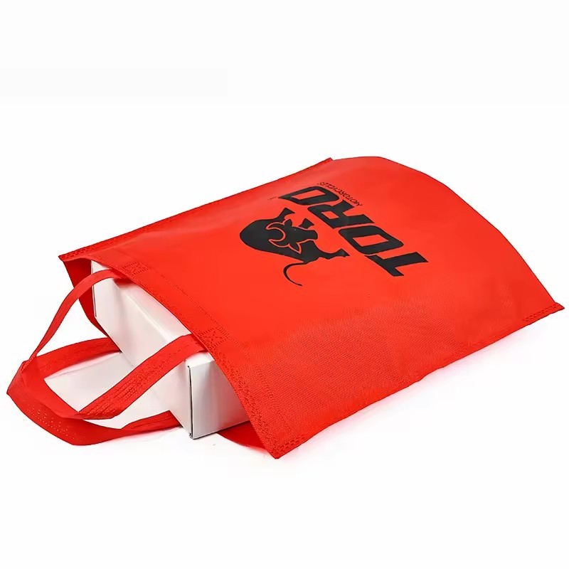 reusable fabric woven bag custom logo printed wholesale china wholesale non woven thermal dispoal bag