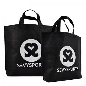 non woven shopping bag with custom printed logo garment bag