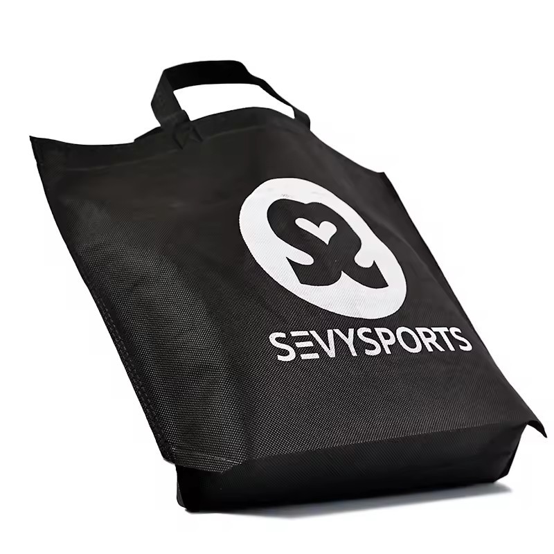 non woven shopping bag with custom printed logo garment bag