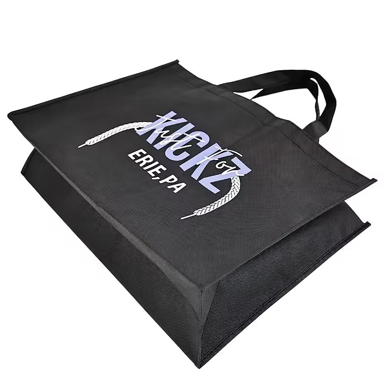 Custom size Printed Eco Friendly carry bag non woven fabric Recycle Shopping Wholesale Non Woven grocery Tote Bags