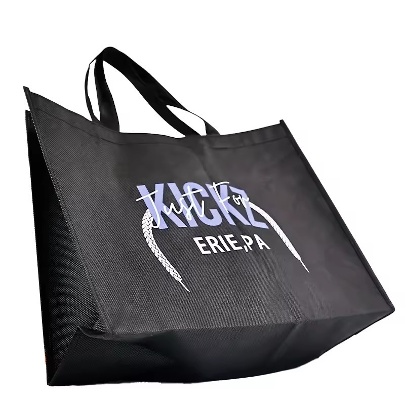 Custom size Printed Eco Friendly carry bag non woven fabric Recycle Shopping Wholesale Non Woven grocery Tote Bags