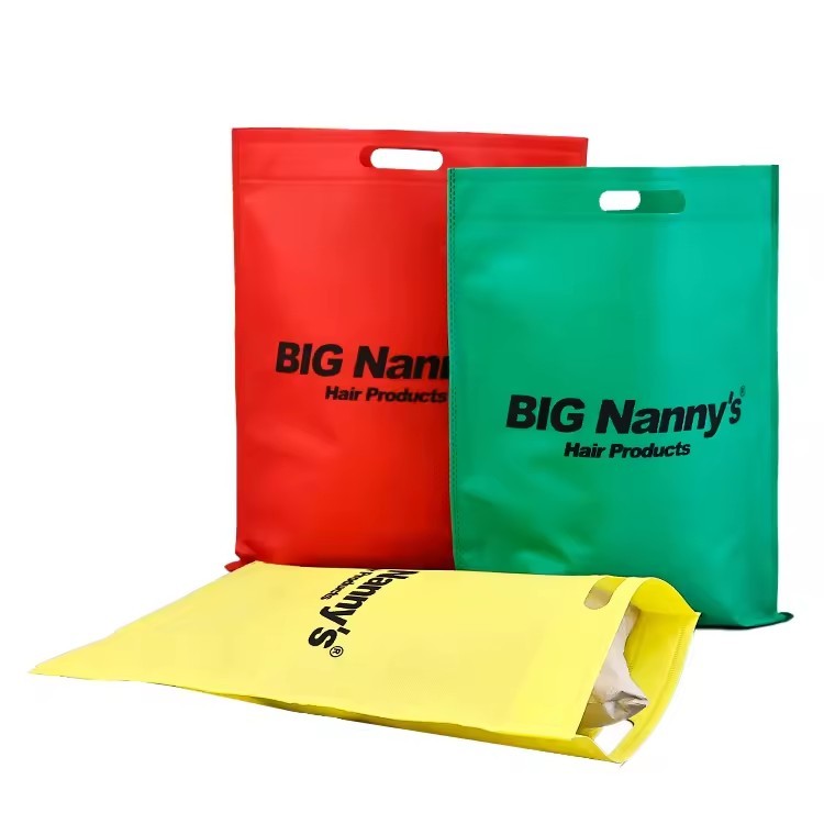 Eco Friendly Reusable Non Woven Bags black non woven bag custom logo for women Shopping Tote Bags