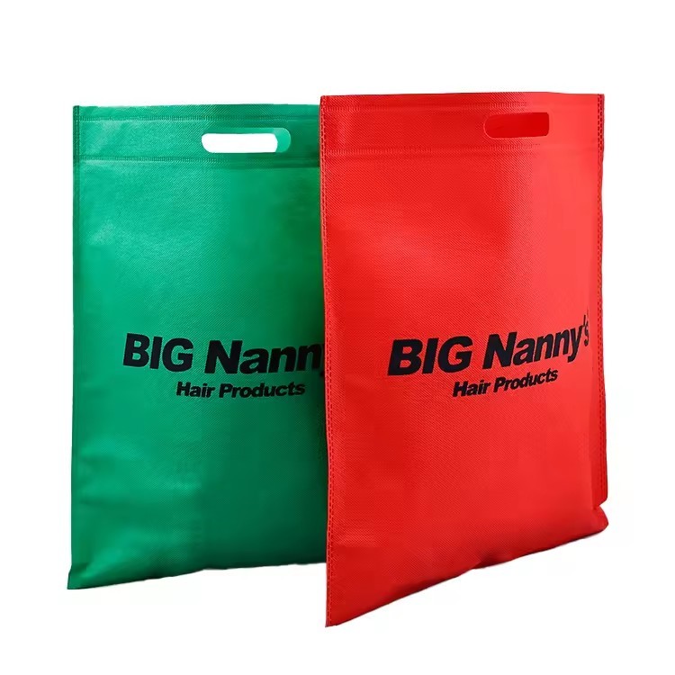 Eco Friendly Reusable Non Woven Bags black non woven bag custom logo for women Shopping Tote Bags