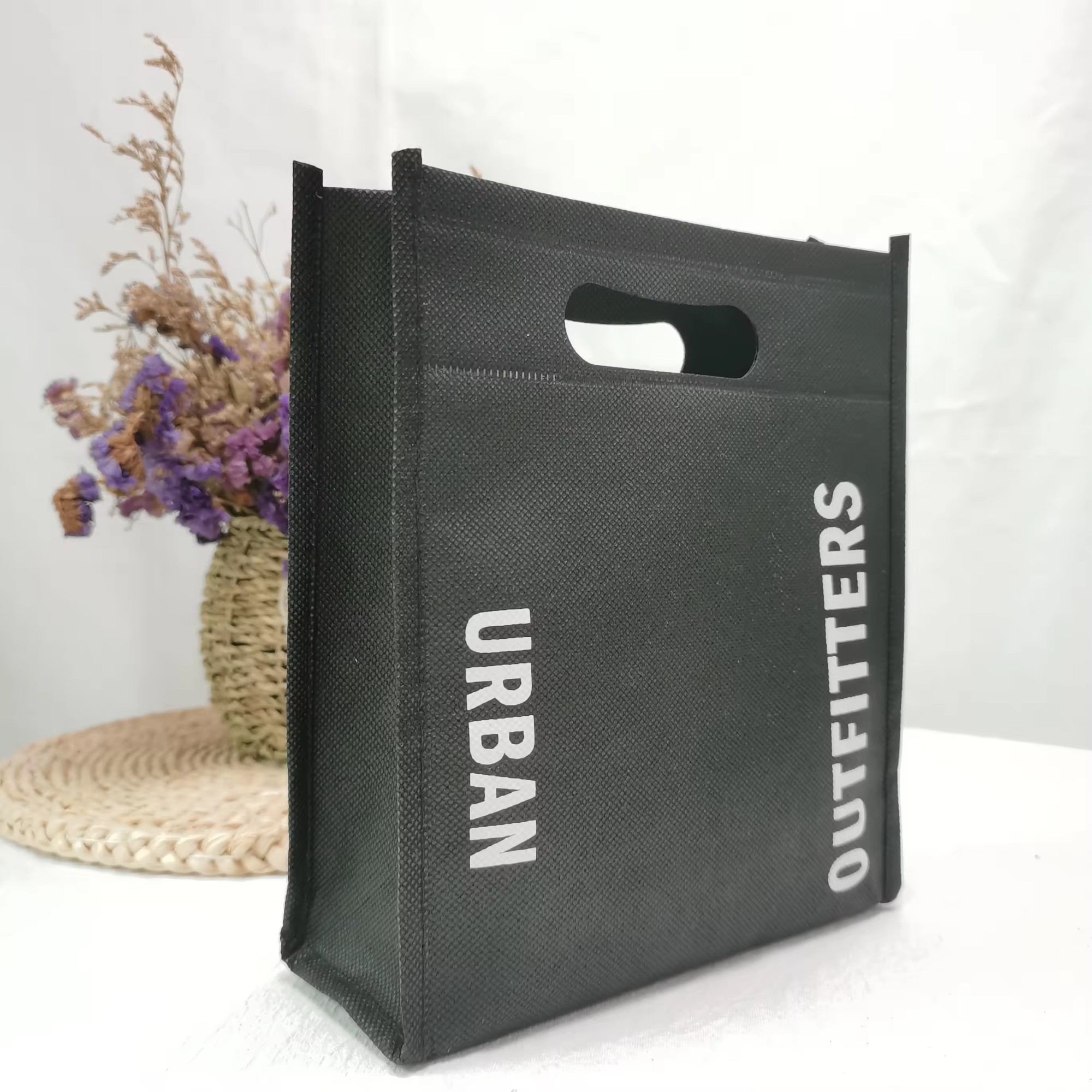 non wove shopping bag Reusable fabric non woven Bag Durable supermarket packaging tote bag