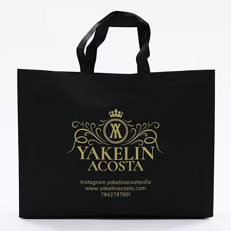 Promotional Logo Printed Non-woven Bag Reusable Grocery Tote Bags Heavy Duty Shopping Pp Non Woven Bag