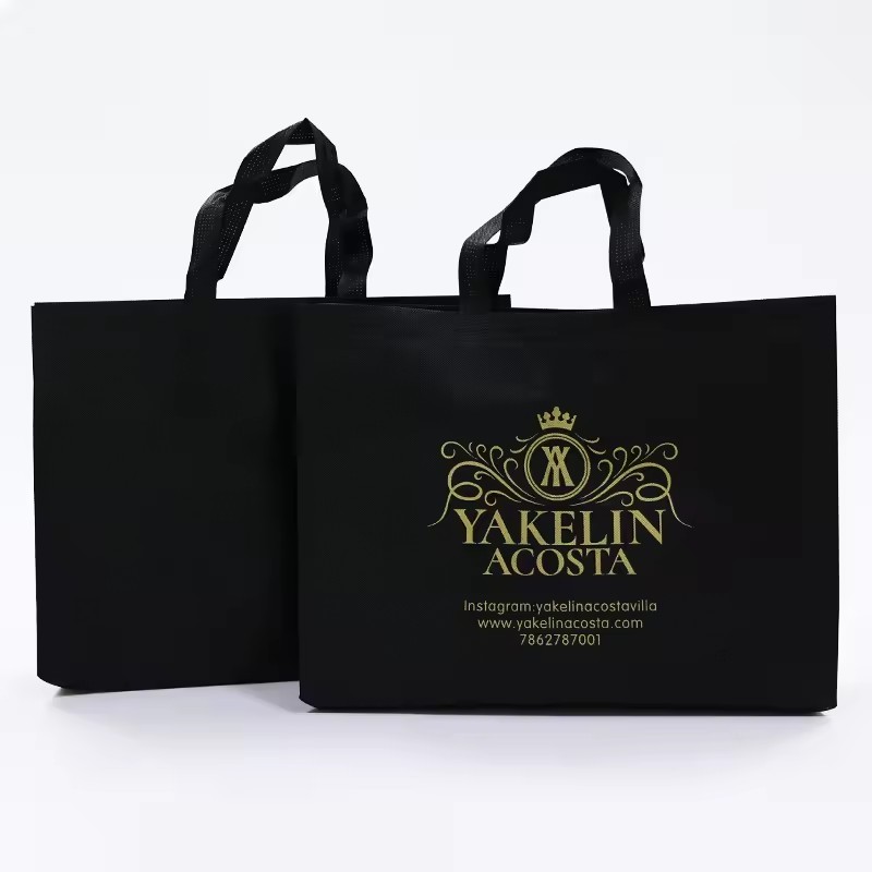 Promotional Logo Printed Non-woven Bag Reusable Grocery Tote Bags Heavy Duty Shopping Pp Non Woven Bag