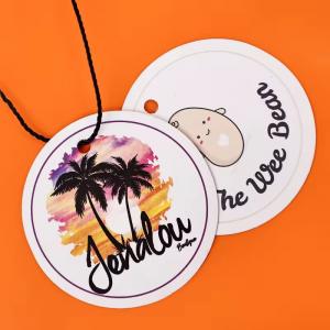 round labels tags swing label 350gsm