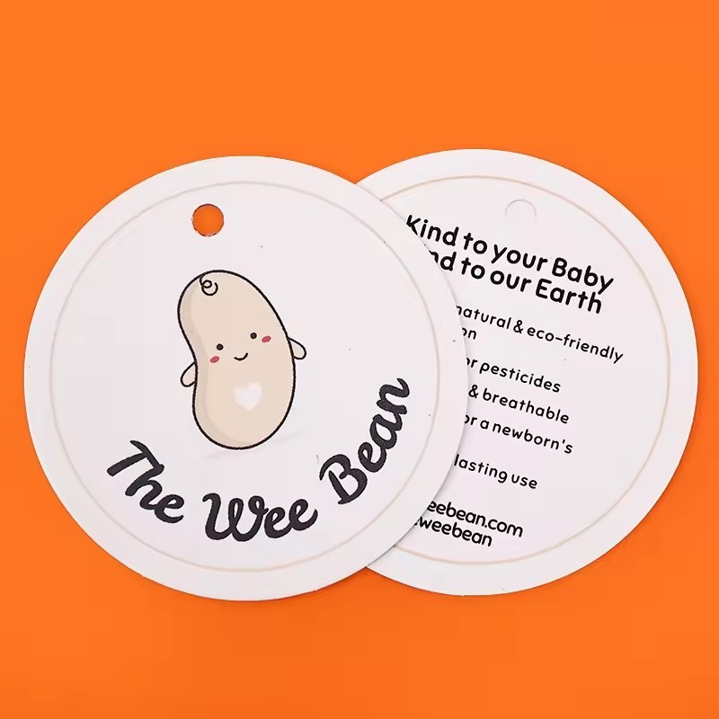 round labels tags swing label 350gsm