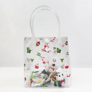 small gift bag packaging Clear PVC Tote bag Transparent plastic hand Shopping Bag