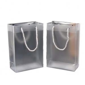 Gift Transparent PP Plastic Handle Bag for Shopping