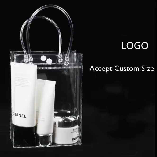 Environmentally New Custom Clear PVC Plastic Transparent Bag/Wine Package Bag