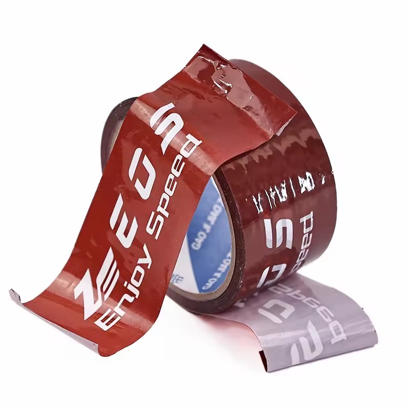 Box Fragile Acrylic Adhesive Brown 100m Bopp Printed Carton Sealing Packing Tape