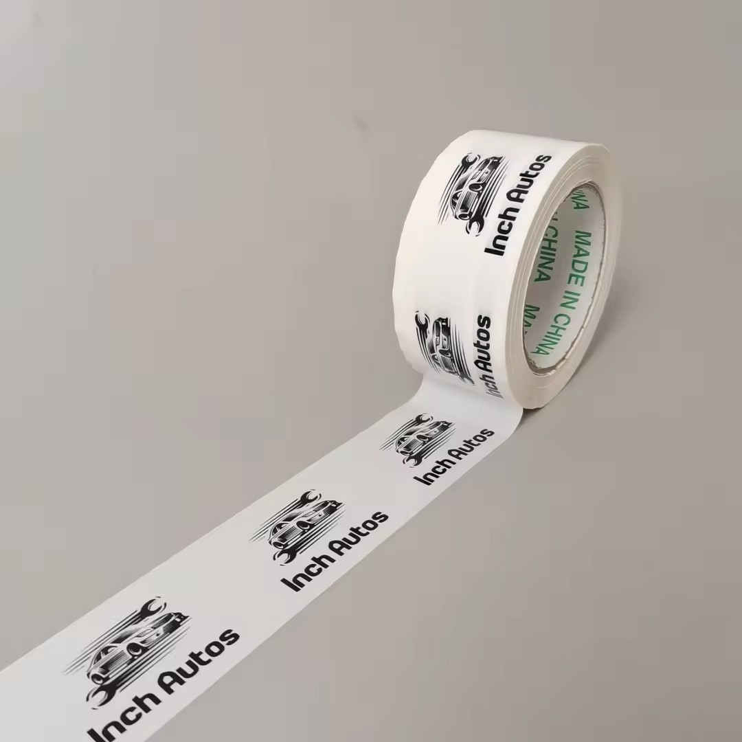 high quality Good pasting gift packaging tape packaging with printed logo transport box sealing tape