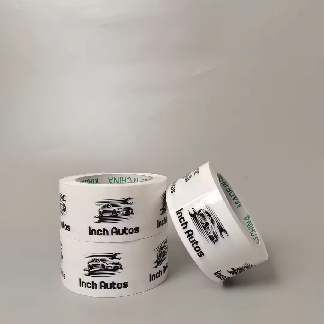 high quality Good pasting gift packaging tape packaging with printed logo transport box sealing tape