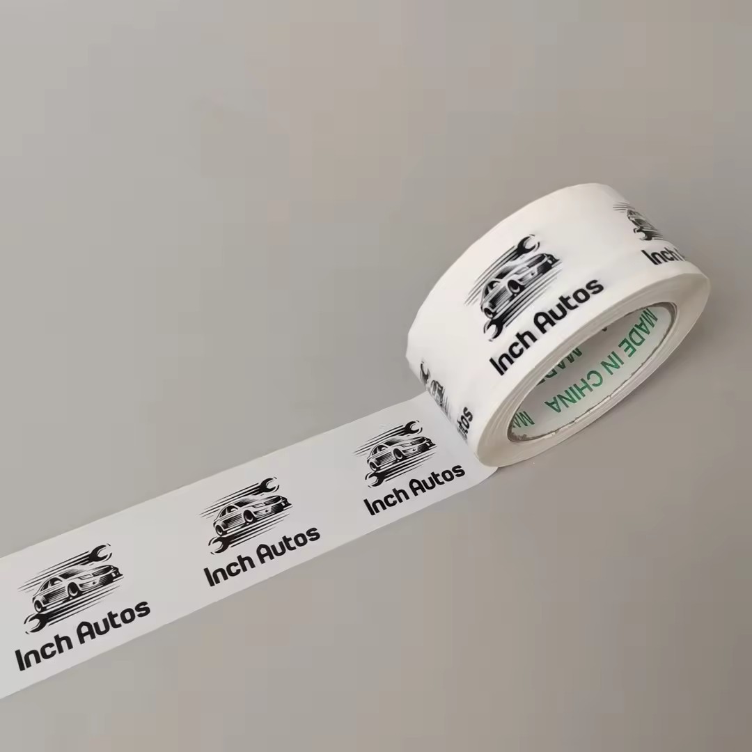 high quality Good pasting gift packaging tape packaging with printed logo transport box sealing tape