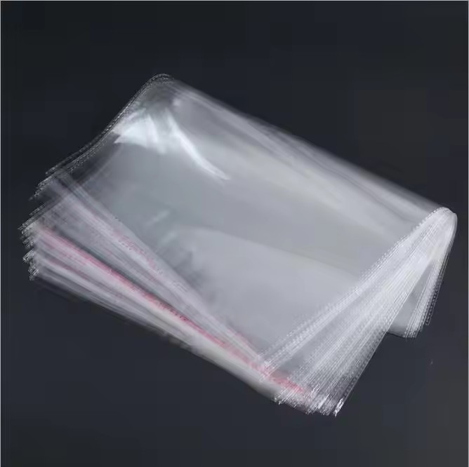 Clear Self Adhesive Printed Plastic Package Opp Header Bag for Packing